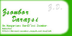 zsombor darazsi business card